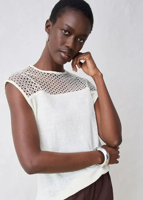 Linne i rent linnematerial, bonprix