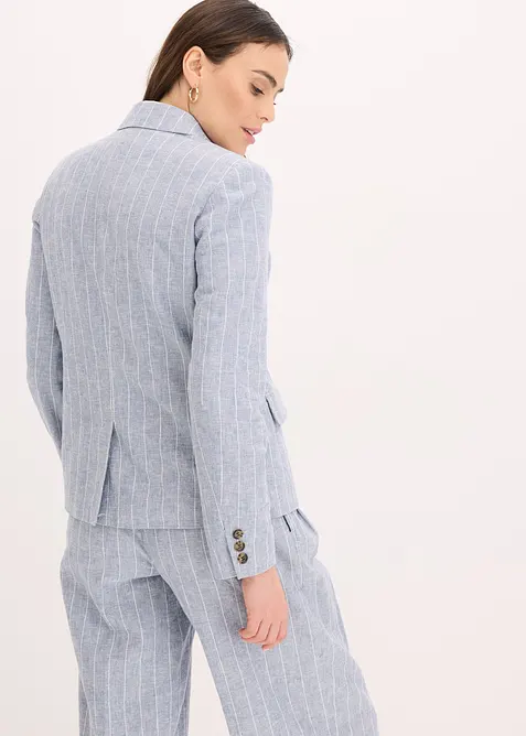 Kavaj med viss del lin, bonprix