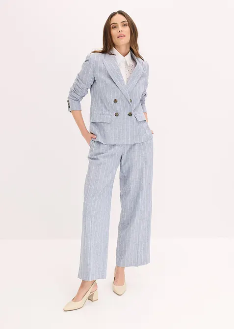 Kavaj med viss del lin, bonprix