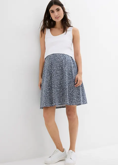 Mamma-/amningsklänning i jersey av ekologisk bomull, bonprix