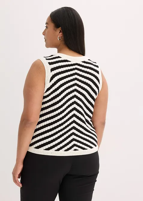 Stickat linne, bonprix