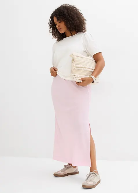 Maxikjol med slits, bonprix