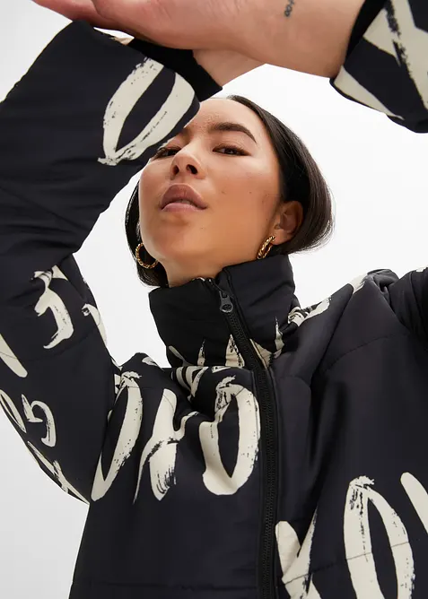 Mönstrad täckjacka, bonprix