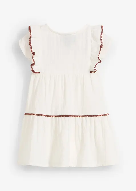 Muslinklänning för bebisar av ren bomull, bonprix