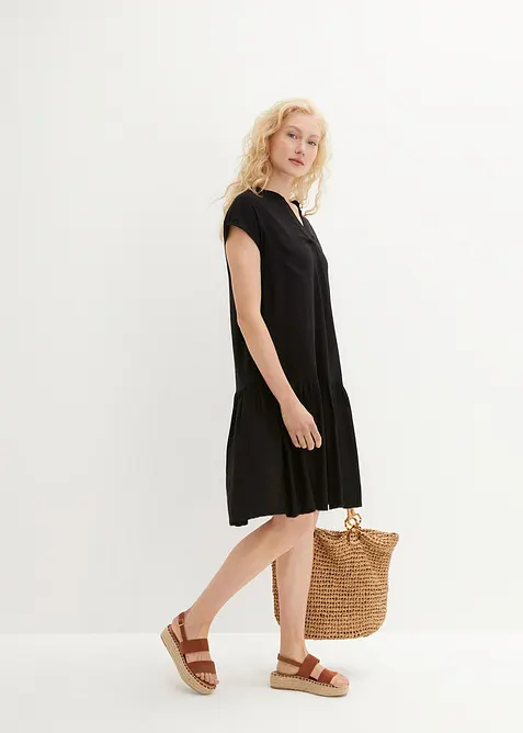 Kn&auml;l&aring;ng tunikakl&auml;nning i viskos, bonprix