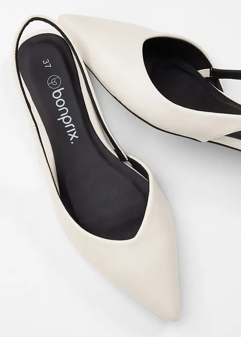 Ballerinaskor med slingback, bonprix
