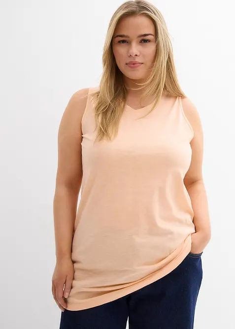 L&aring;ngt linne i ekologisk bomull (2-pack), bonprix