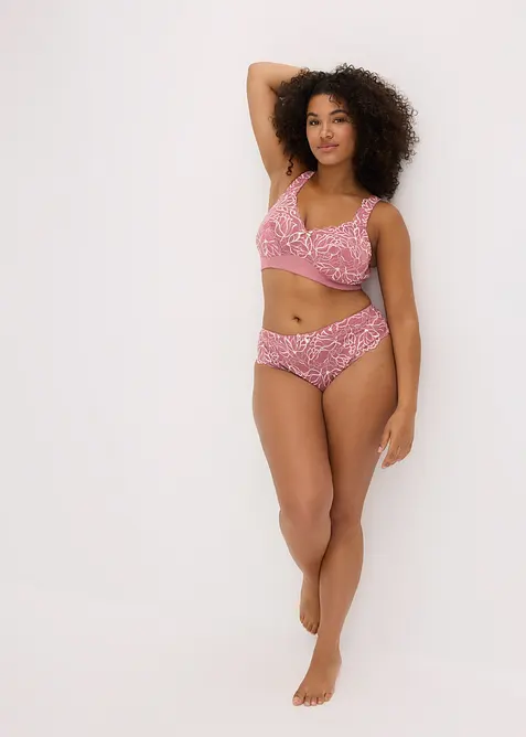 Maxitrosa med skir spets, bonprix