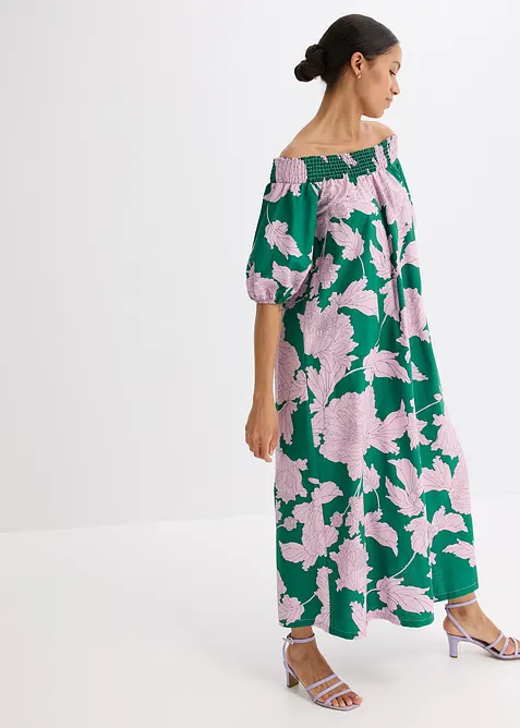 Mönstrad singoallaklänning i ren bomull, bonprix