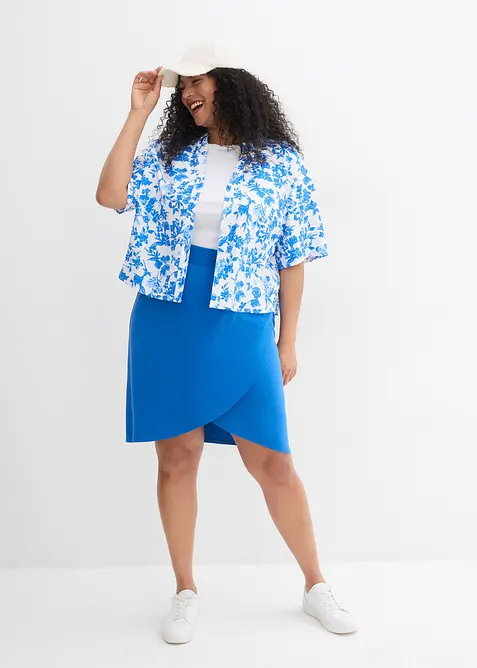 Jerseykjol i viskosmix med fint fall, bonprix