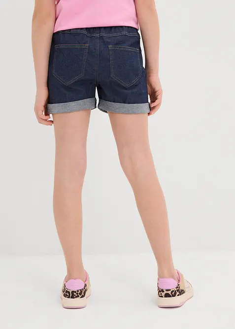 Jeansshorts med medelhög midja, bonprix