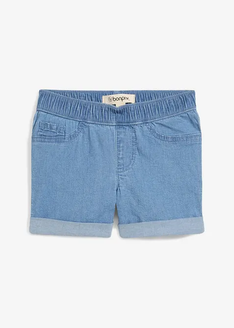 Jeansshorts med medelhög midja, bonprix
