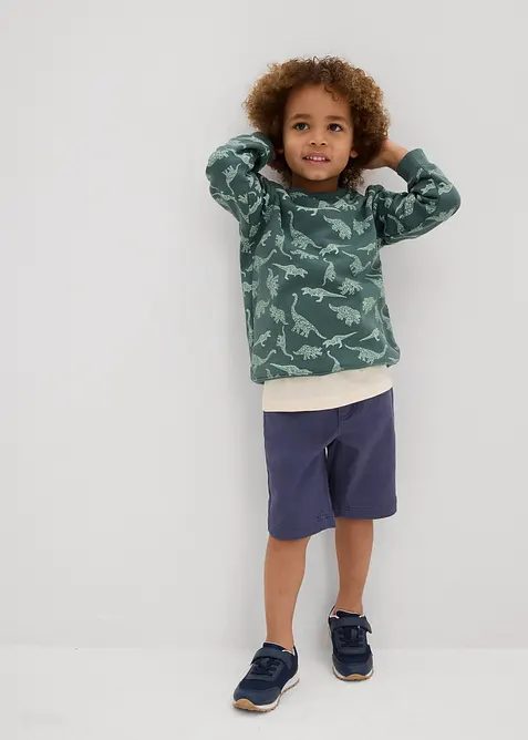 Stretchiga bermudas för barn, normal passform, bonprix