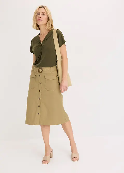 Topp med dekorativ ring, bonprix