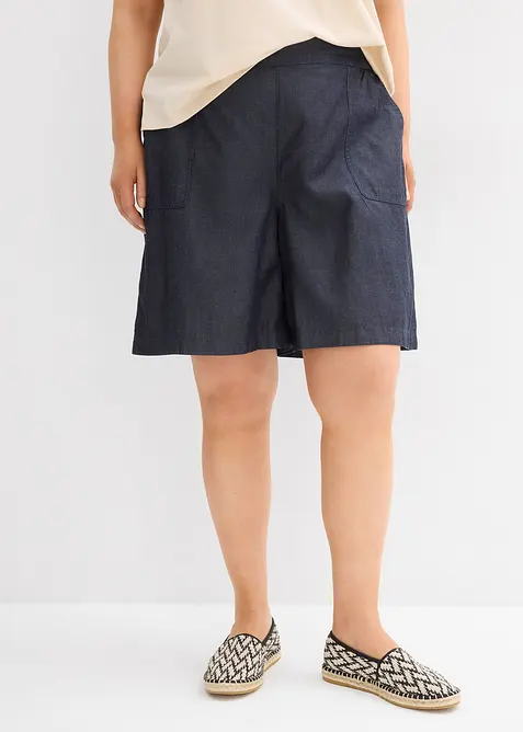 Dra på-shorts med svalkande linne, bonprix