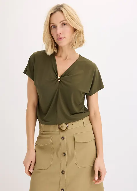 Topp med dekorativ ring, bonprix