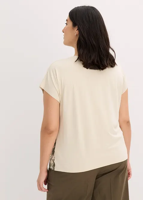 Topp med spetsband, bonprix