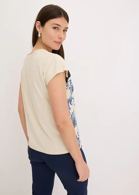 Topp med spetsband, bonprix