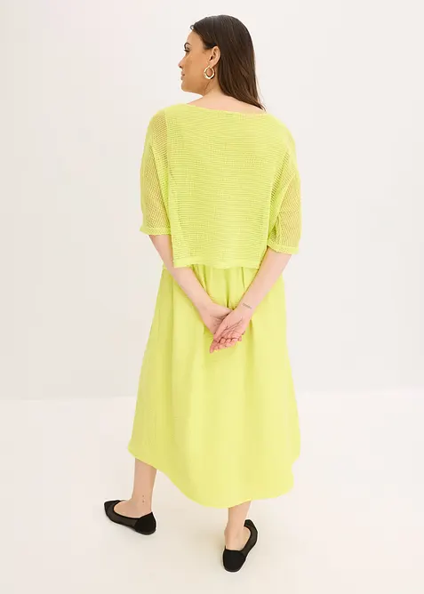 Klänning i två i en-stil, bonprix