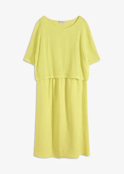 Klänning i två i en-stil, bonprix