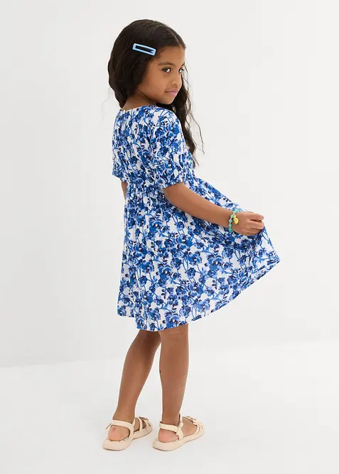 Klänning av mjuk muslin, bonprix