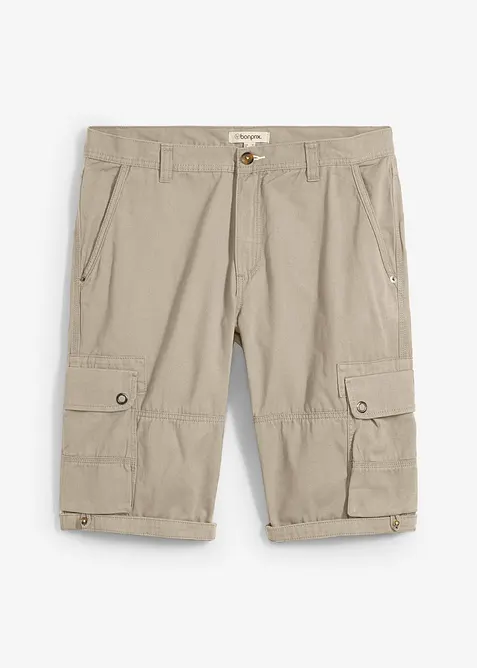 Cargobermudas av ren bomull, Regular Fit, bonprix
