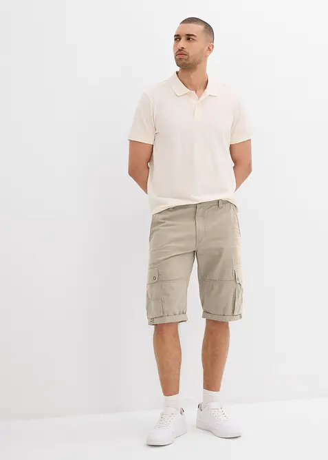 Cargobermudas av ren bomull, Regular Fit, bonprix