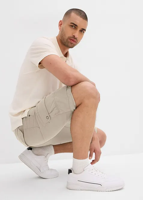 Cargobermudas av ren bomull, Regular Fit, bonprix