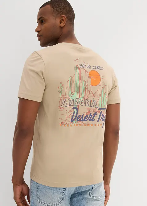 T-shirt i ren ekologisk bomull, bonprix