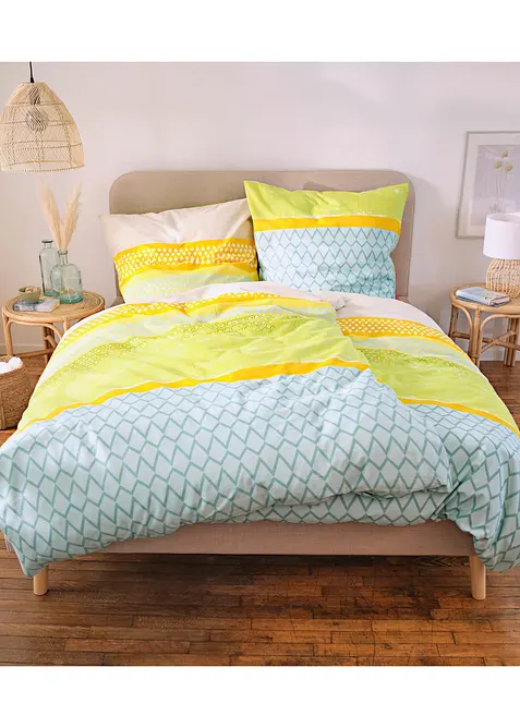 P&aring;slakanset med blockf&auml;rger, bonprix