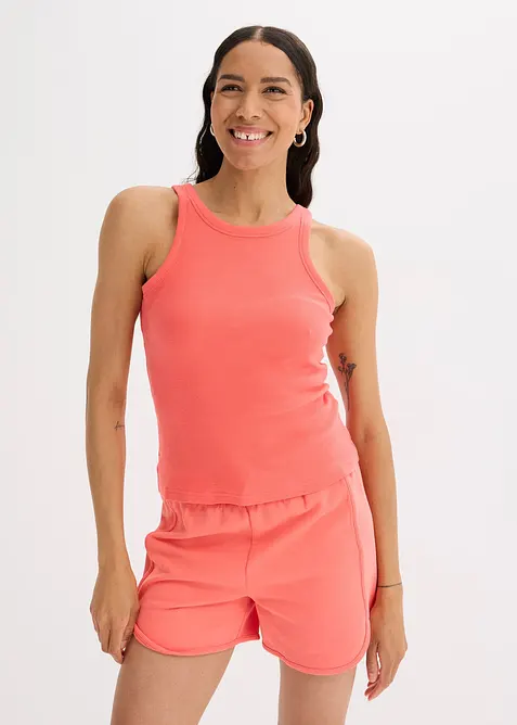 Ribbstickat linne, bonprix