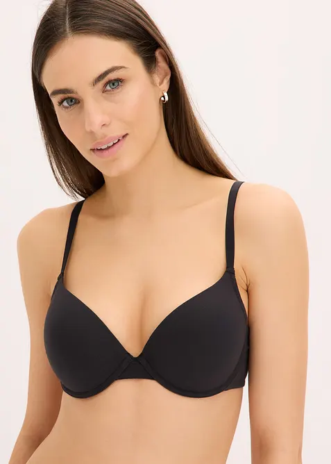 Push up-BH med bygel och bomull (2-pack), bonprix