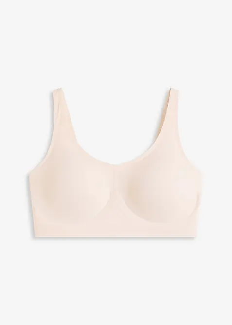 Vadderad Feel Comfort laserskuren T-shirtbeh&aring; utan bygel, bonprix