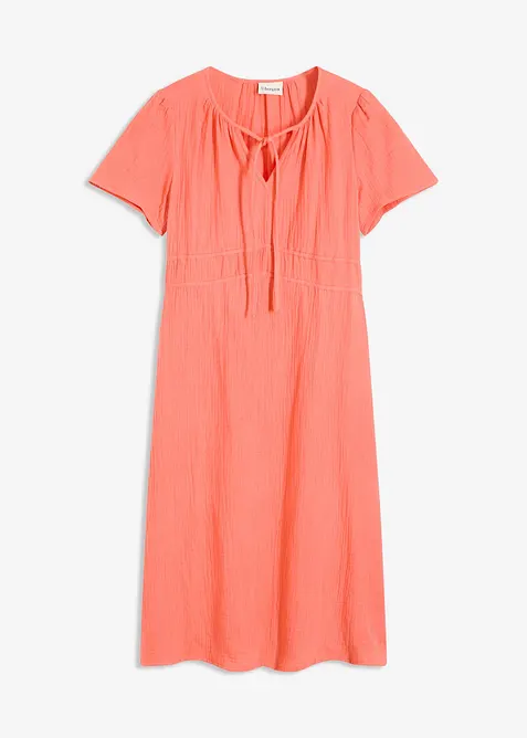 Tunikaklänning i muslin, bonprix