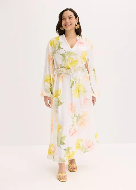 Tunikakl&auml;nning i b&ouml;ljande viskos, bonprix