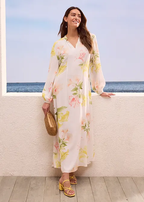 Tunikakl&auml;nning i b&ouml;ljande viskos, bonprix