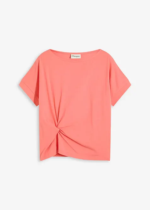 T-shirt med knutdetalj, bonprix