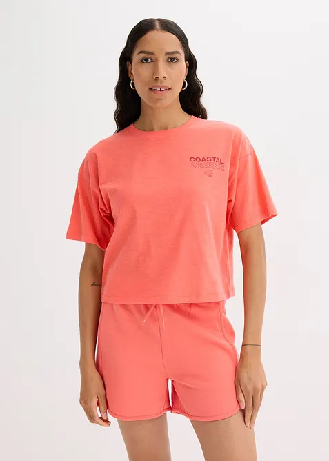 Oversizetopp av ren ekologisk bomull, bonprix