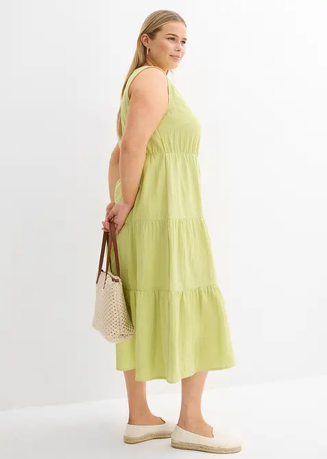 Kl&auml;nning av mjuk muslin, bonprix