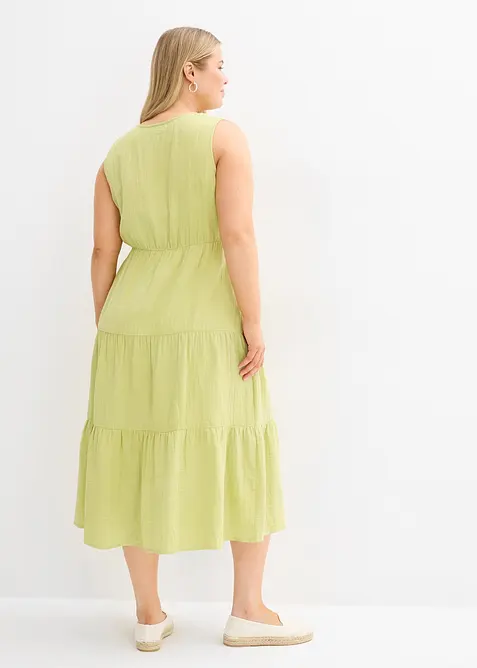 Kl&auml;nning av mjuk muslin, bonprix