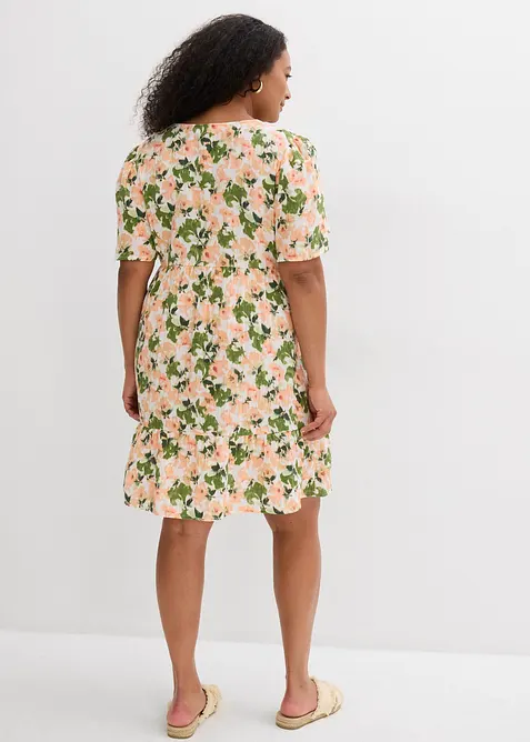 Kl&auml;nning av mjuk muslin, bonprix