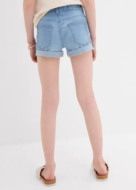 Jeansshorts Mid Waist för barn, bonprix