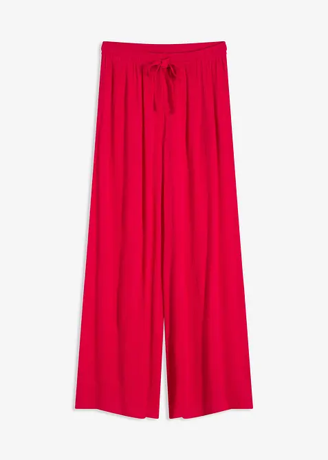 Vid byxa av fintrådig viskos, bonprix