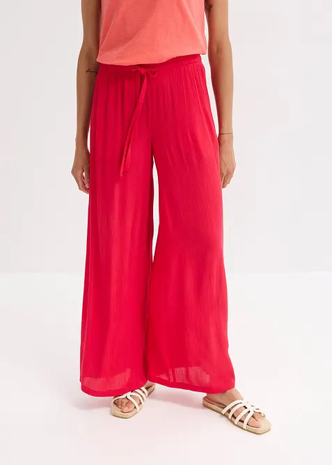 Vid byxa av fintrådig viskos, bonprix