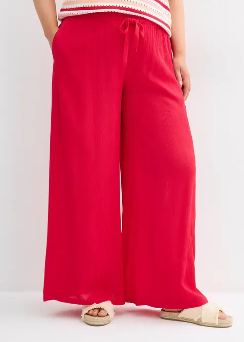 Vid byxa av fintr&aring;dig viskos, bonprix