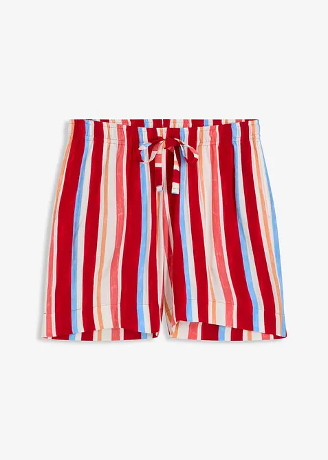 Shorts i dra p&aring;-modell av tunn viskos, bonprix