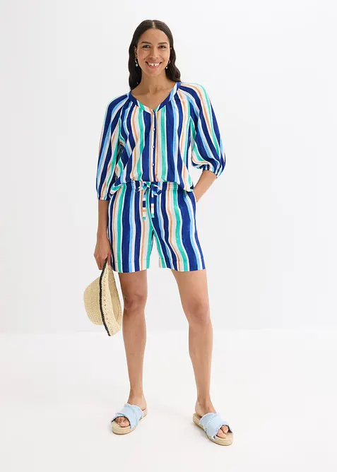 Shorts i dra på-modell av tunn viskos, bonprix