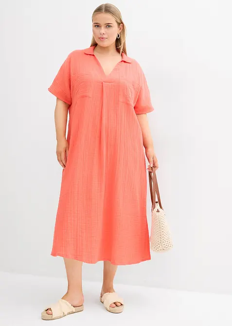 Kaftankl&auml;nning av mjuk muslin, bonprix