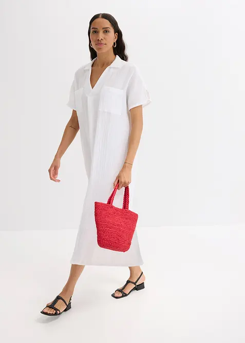 Kaftankl&auml;nning av mjuk muslin, bonprix