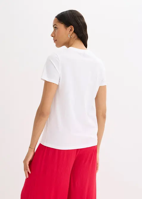 T-shirt av ren bomull, bonprix
